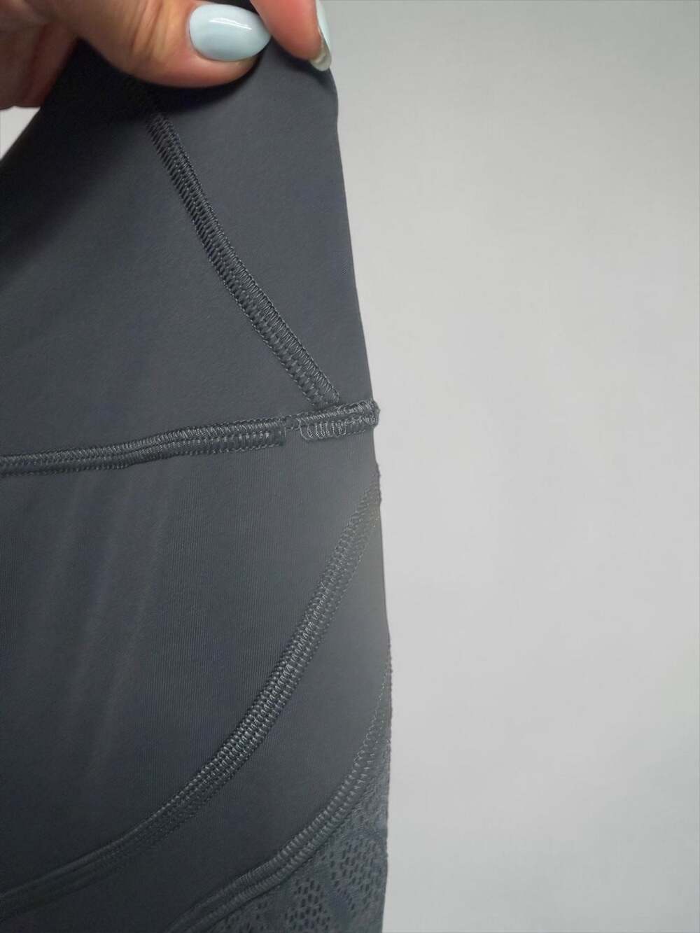 Lululemon Reveal Tight Digirender 25" Graphite Grey Mesh Lace Leggings - Picture 6 of 6